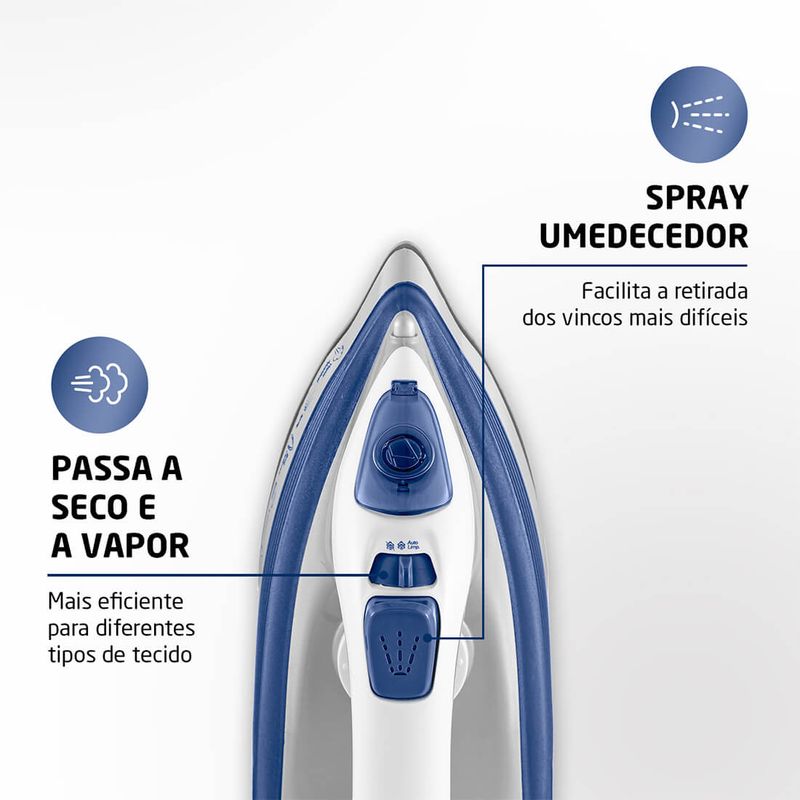 Ferro de Passar a Vapor Fvn-01 Mondial