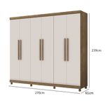 Guarda-Roupa-Casal-Portugal-6p-5g-Lanza