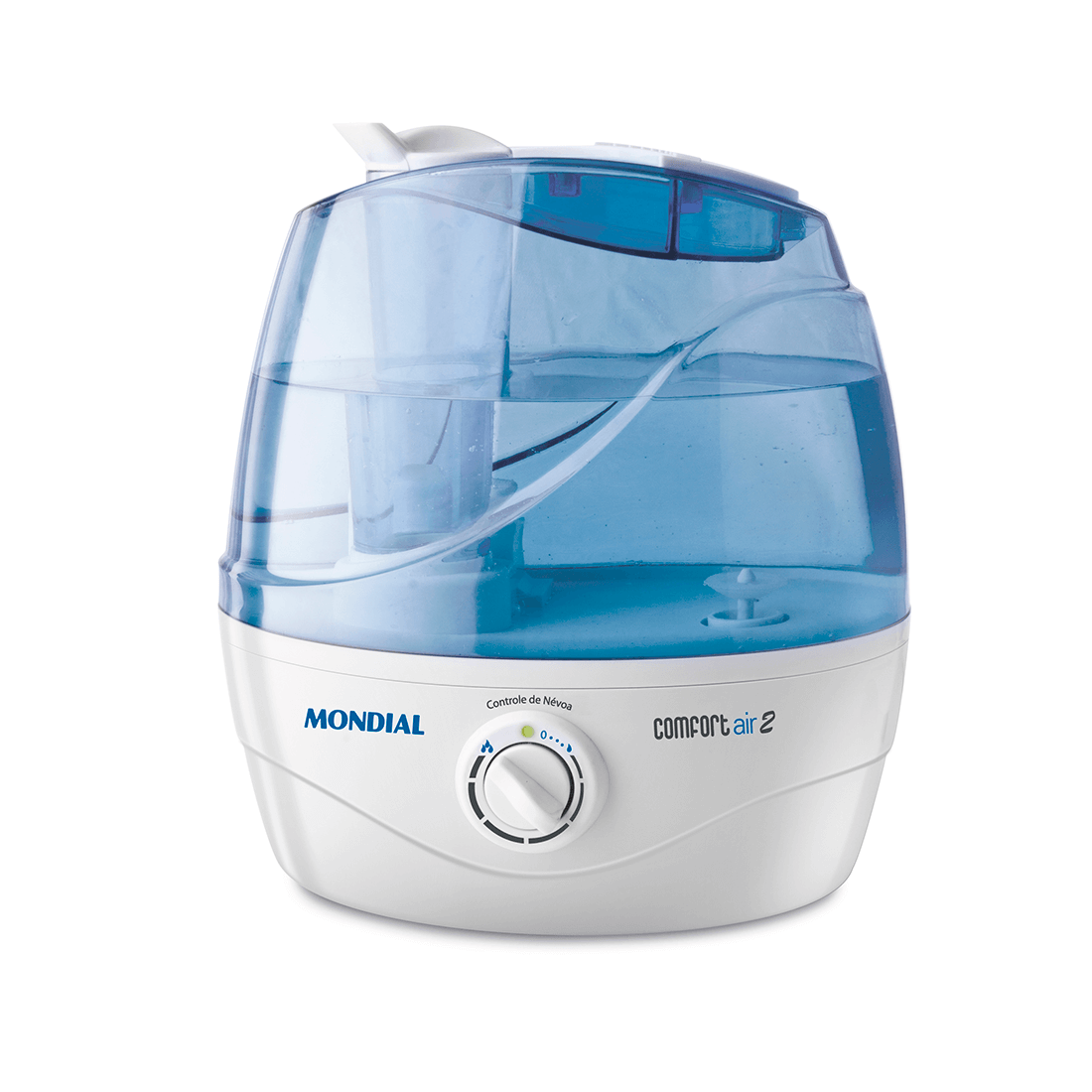 Umidificador De Ar Ultrassônico Mondial Comfort Air 2 Nua-02 Cor Branco e Azul 110V/220V