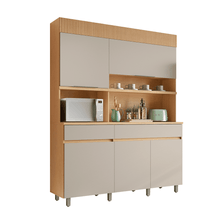 Cozinha Compacta 5 Portas e 2 Gavetas 100% MDF Realeza 160cm