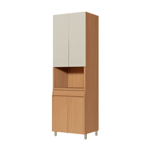 Armário de Cozinha Paneleiro Torre Quente 4 Portas 100% MDF Simone Mendes 70cm