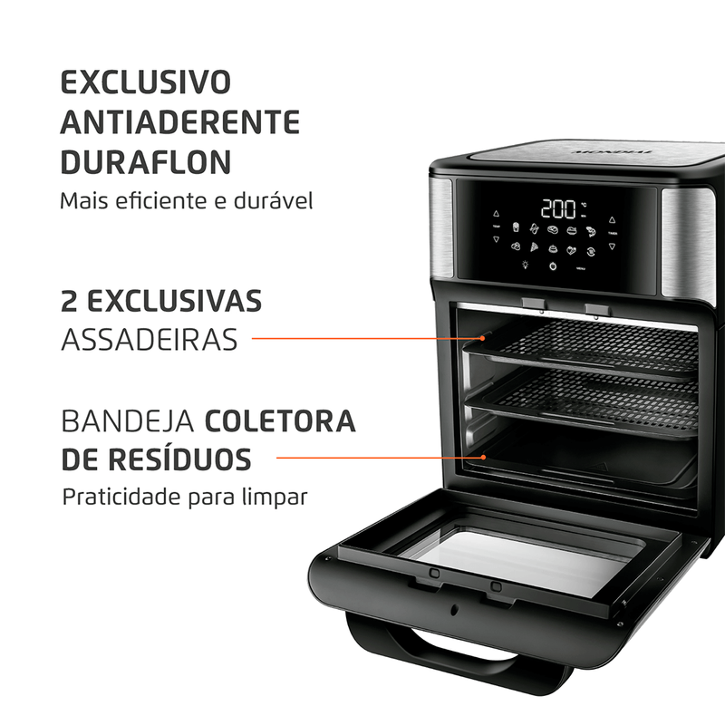 Fritadeira-Air-Fryer-Oven-Afo12-Mondial