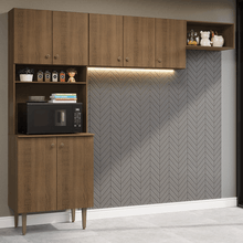 Armário de Cozinha Compacta 235cm Rustic Gourmet Madesa XB03