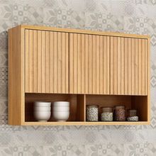 Armário de Cozinha Aéreo 1 Porta Basculante Rubi 120cm