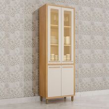 Armário de Cozinha Paneleiro 4 Portas Rubi 73cm