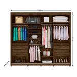 Kit-Guarda-roupa-Comoda-Londres-Paris-Lanza