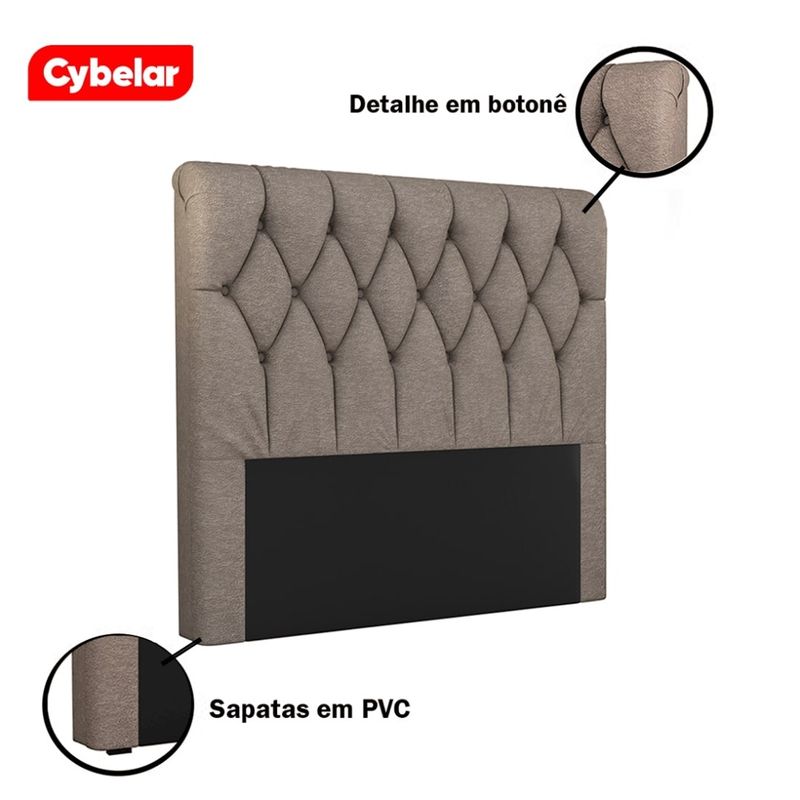 Cabeceira Solteiro Viena Plus 100 Simbal