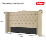 Cabeceira-Queen-Siena-Lumalar