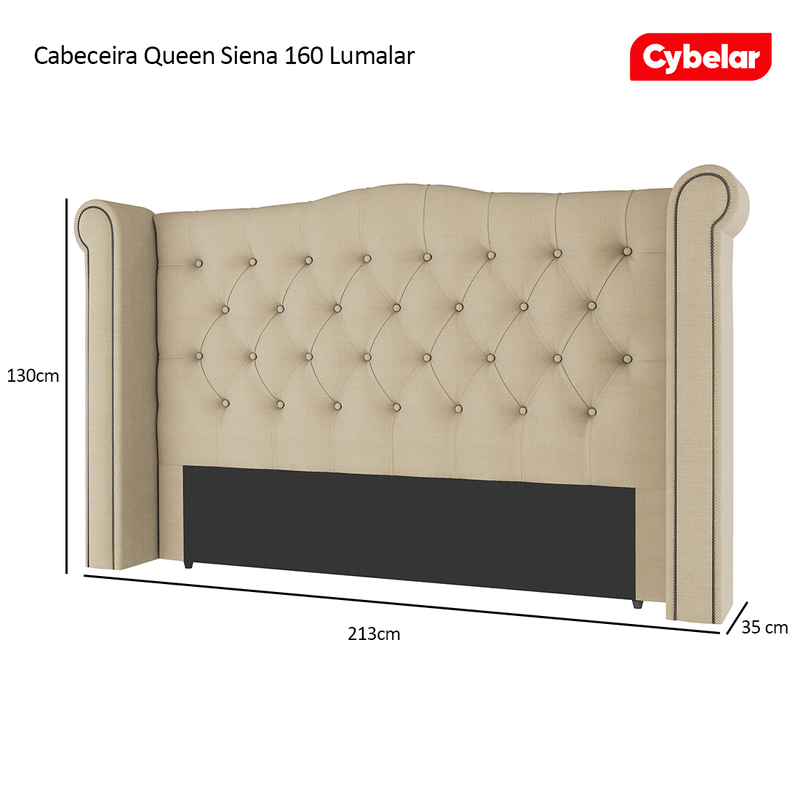 Cabeceira-Queen-Siena-Lumalar