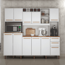 Cozinha Compacta 11 Portas 2 Gavetas Petra 218cm