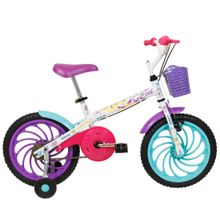 Bicicleta Infantil Aro 16 Caloi Ceci com Rodinhas e Cesto