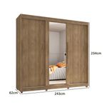 Guarda-roupa-Casal-Veneto-3p-5g-Lanza