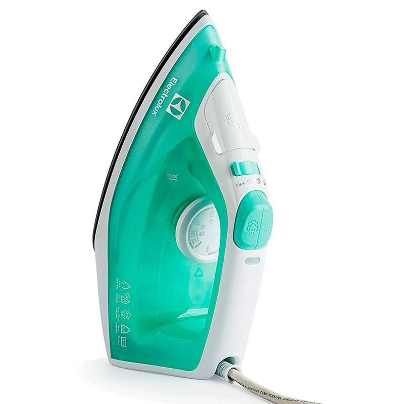 Ferro-de-Passar-a-Vapor-Easyline-Verde-Electrolux