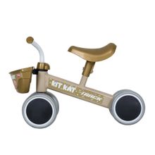 Bicicleta de Equilíbrio Sem Pedal Track E Bikes com Cestinha Kit Kat