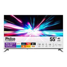 Smart TV 55" Philco LED 4K UHD Roku HDMI USB Dolby Audio P55CRA
