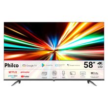 Smart TV 58" Philco LED 4K UHD Google TV HDMI USB Dolby Audio P58KGA