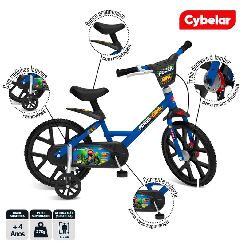 Bicicleta-Aro-14-Power-G-Bandeirante
