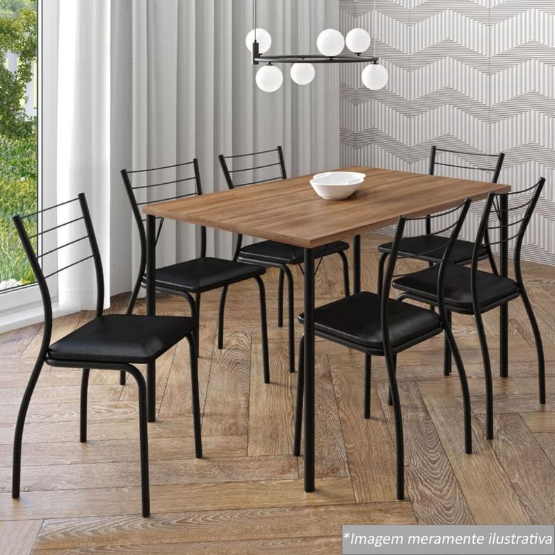 Mesa-Copa-Cozinha-Retangular-New-Tivoli-6l-Carraro
