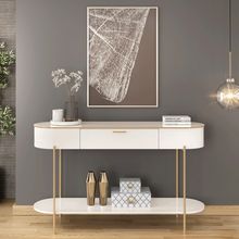 Aparador Mesa de Apoio Decorativa 1 Gaveta Torino