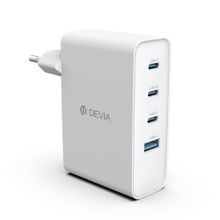 Carregador de Parede Devia 100W com 4 Entradas USB A + 3 Tipo-C