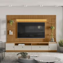 Estante Home para TV até 75" 2 Portas 7 Prateleiras com LED Irlanda