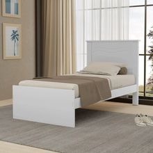 Cama de Solteiro Moderna em MDF Hungria