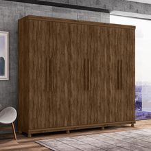 Guarda Roupa Casal 6 Portas 5 Gavetas 100% MDF - Portugal