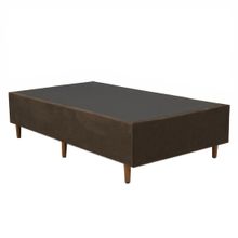 Base Cama Box Sommier Colina Verde Solteiro Escócia 88x37x188cm