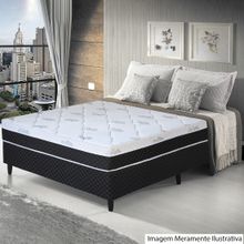 Colchão e Box Umaflex Cama de Casal com Molas Ensacadas D26 Veneza 66x138x188cm