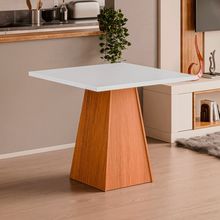 Mesa de Jantar Quadrada 4 Lugares MDP Dakota 90x90cm (Sem Cadeiras)