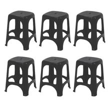 Conjunto de Banquetas de Plástico 6 Peças Tramontina Niterói