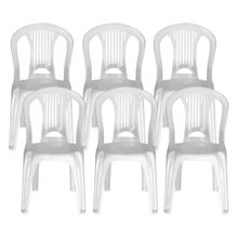 Conjunto de Cadeiras de Plástico 6 Peças Tramontina Riviera