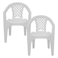 Conjunto de Cadeiras de Plástico 2 Peças Tramontina Iguape